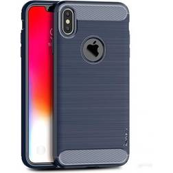 iPaky Slim Carbon TPU Skal iPhone XS Max Grå