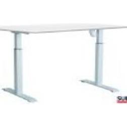 Sun-Flex EASYDESK ADAPT II, Pure White, Whitelaminate, 160*80*2,2 cm 164x83x18,5mm (1stk)