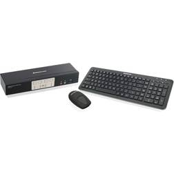 IOGEAR IOGEAR GCS1934-KM 2-Port DisplayPort1.2 KVMP with Wireless Keyboard and Mouse