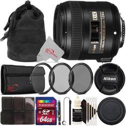 Nikon AF-S DX Micro-Nikkor 40mm f/2.8G Close-Up Lens Top Accessory