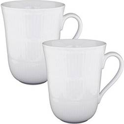 Royal Copenhagen White Fluted Krus 33cl 2st