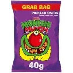 Mega Monster Munch Pickled Onion Snacks 40g