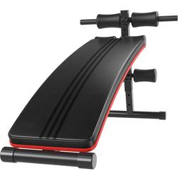 Homcom Steel Foldable Home Sit-Up Bench Red/Black