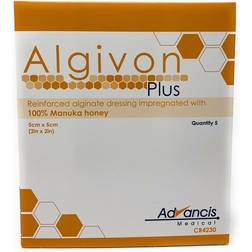 Advancis Algivon Plus Dressings 5cm 5cm x5