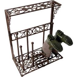 vidaXL Cast Iron Boot Rack - 4 Pairs Supplied