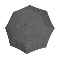 Reisenthel umbrella pocket classic Ombrello Tascabile Antivento con Apertura Manuale, Manico con Design Ergonomico, Realizzato con Bottiglie in PET Riciclate, Argento