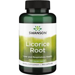 Swanson Lakridsrod 450 mg Set of 100 100 stk