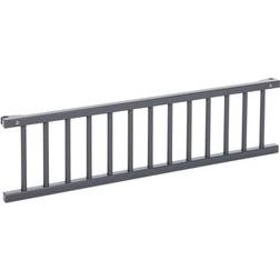 Babybay Tobi Grid grey painted wood