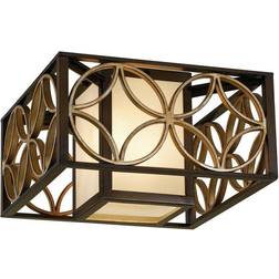 Loops 2 Bulb Ceiling Flush Light