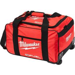 Milwaukee M18 19 Tum Stora Bränsle Entreprenörer Kraftig Duffel Verktygsväska Med Hjul Röd