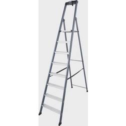 Krause Aluminium step ladder, anodised, 8 steps