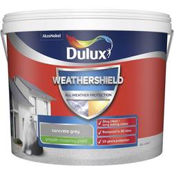 Dulux WeatherShield Concrete Smooth Masonry Paint 10L Grey