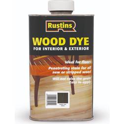 Rustins WDDO250 Wood Dye Dark Oak 0.25L