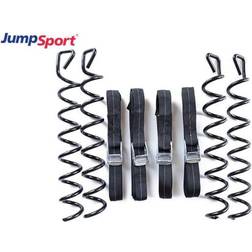 JumpSport Heavy Duty Durable Trampoline Anchor Safety and Stability Kit Set Includes 4 Screws and Straps for H