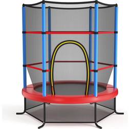 Costway Kids Trampoline 140cm x 162cm + Safety Net