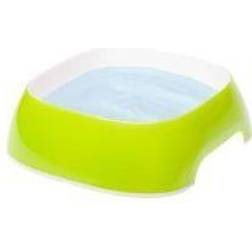 Ferplast Glam Medium Pet watering bowl, white-green