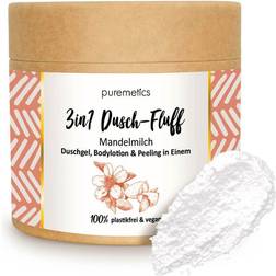 puremetics 3in1 Dusch-Fluff - Mandel