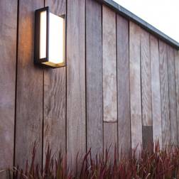 Lutec LED-utomhusvägglampa Qubo, RGBW Väggarmatur