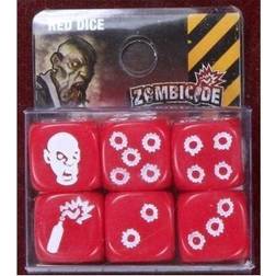 Guillotine Games Cool Mini Or Not Zombicide: Red Special Dice 6