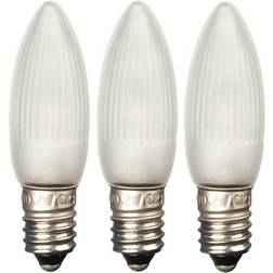 Konstsmide Universal LED E10 10-55V 0,2W Frostad 3-Pack