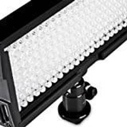 Mantona Walimex Pro LED-videolampa med 192 LED-lampor