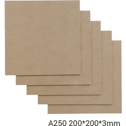 Snapmaker MDF Holzplatte 5er Set 200 x 200 x 3 mm