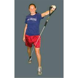 CanDo Resistance Band Exercise Handle with D-Ring Pair