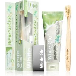 GLO GLO_SET Hemp Seed Oil Beroligende Whitening Tandpasta 150g/115ml