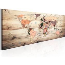 Artgeist Canvas - World Maps: Map of Dreams 150x50 Tavla