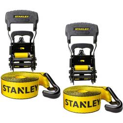 Stanley 1.5 in. x 16 ft. Heavy Cargo Hauling Ratchet Tie-Down Strap