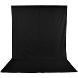 Neewer 6x9 feet/1.8x2.8 meters Photo Studio Pure Muslin Collapsible Backdrop for Photography Video and Television (Background Only) Black