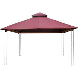 14 ft sq. ACACIA Gazebo REPLACEMENT CANOPY- MAROON