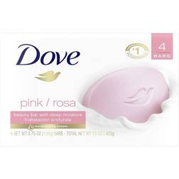 Dove Beauty Bar Gentle Skin Cleanser Pink Moisturizing Than Bar Soap