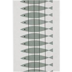 Almedahls Herring Viskestykke Gul, Blå, Grå (70x40cm)