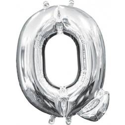 Amscan foil balloon letter Q 25 x 33 cm silver