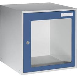 EuroKraft EUROKRAFTbasic Cube lockers with vision panel, HxWxD (Superficie edificio )