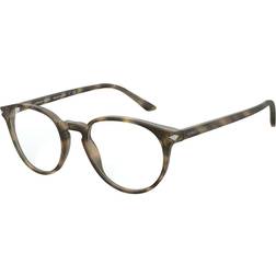 Giorgio Armani AR 7176 5772, including lenses, ROUND Glasses, MALE