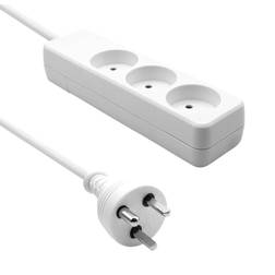 ProXtend Danish Power Strip 3-way 7M IT White