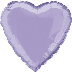 Unique (One Size, Lavender) Party 18 Inch Heart Shaped Foil Balloon