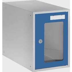EuroKraft EUROKRAFTbasic Cube lockers with vision panel, HxWxD (Superficie edificio )
