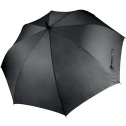 KiMood Grand Parapluie Uni - Adulte Unisexe - Noir
