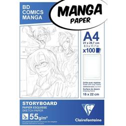 Clairefontaine Manga-Block Storyboard A4 100 Blatt 55 g