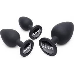 Master Series Dirty Words Anal Plug Set