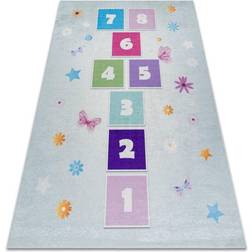 Bambino 1075 washing carpet hopscotch, Numbers 0.6x0.7"