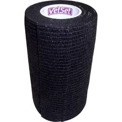 VetSet Wraptec Cohesive Bandage 100Mm - Black 4262BLK
