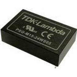 TDK PXG-M15-24WS12 Convertisseur 24 V/DC 5 V/DC 1.25 A 15 W 1 pc