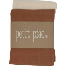 Petit Piao Copper Brun/Tapioka Svøb 2 Pak