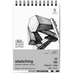 Winsor & Newton Skitseblok Spiral A5 110g