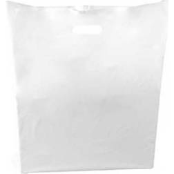 Bærepose 520x500/50 mm 45 my LDPE med 50% Genbrugsplast Hvid, 500 stk/krt