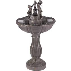 Garden Mile Garden Mile - Solar Bronze Effect Fountain, Water Fountain